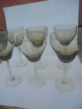 34560 6 Art Deco Weingläser