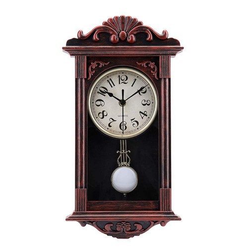 Pendel wanduhr retro quarz - pendel,