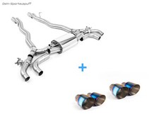 Milltek Sportauspuffanlage ab OPF BMW M5 + Competition F90 je 2x100 Titan burned