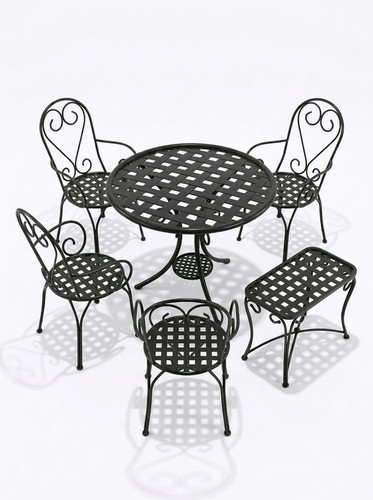 Bistro set metall teilig - set,