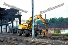 DB Zweiwegebagger  Bw Ulm 1975 / org. Dia + Datei!   37#05