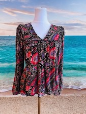 Zara Blumen Shirt Bluse Ethno