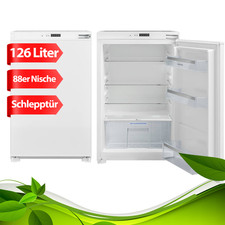 Einbau Kühlschrank 88cm ohne Gefrierfach 126L OptiCrisp LED Schlepptür leise NEU