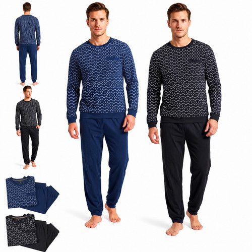 Herren pyjama schlafanzug - ,