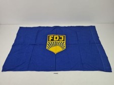 Flagge FDJ DDR Fahne für Mast 99 x 60 cm blau gelb Vintage antik #244899