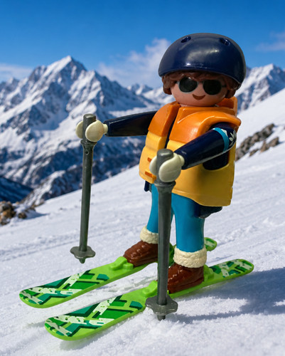 Playmobil figur skifahrer - playmobil,