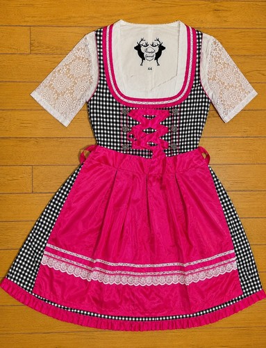 Tlg dirndl kleid bluse - 3-tlg.,