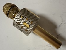 Bluetooth-Karaoke-Mikrofon mit LED-Licht | Kabellos und tragbar