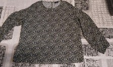 Bluse Grün Weiß Taifun XXL 