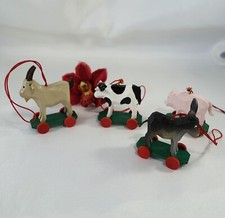 PeWo Oster Deko ? aus dem Erzgebirge Osterdeko Tiere PEWO / ev 627(88)