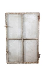 1 x altes Metallfenster Fenster Metall Industriedesign Sprossenfenster Vintage