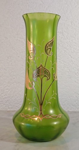 Alte vase glasvase jugendstil - vase,