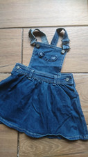 Mädchenlatzrock , Jeansrock , Latzrock , Jeanslatzrock , s.Oliver Gr. 86