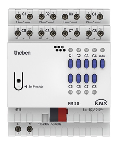 Theben knx schaltaktor - 8,