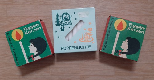 Ddr puppenkerzen - x,