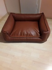 Hundebett K KUNSTLEDER Hundekissen Hundekorb Hundesofa Schlafplatz Tierbett