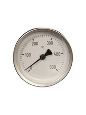 Edelstahl Thermometer für alle Holzbacköfen, Smoker, Grills