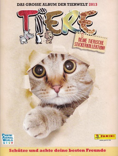 Panini tiere 2013 album - tiere,