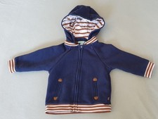 Baby Sweatjacke in Gr. 74 von Obaibi mit abnehmbarer Kapuze