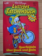 ERSTAUFLAGE Lustiges Taschenbuch Nr.122 Querfeldein über Stock und Stein - TOP