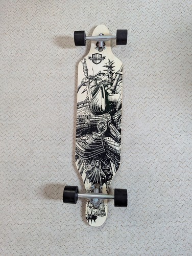 Street surfing longboard - street,
