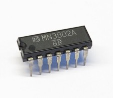 5 Stück MN3802A 1131-stage CCD delay line DIP14, Panasonic