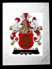 Flagge Wappen Familie Crest -
