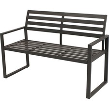 Gartenbank 2-Sitzer Aluminium