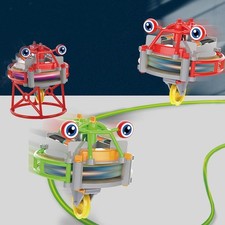 Wire Walking Unicycle Tumbler Toy Funny Gyroscope Game Spinner for Kids Gift