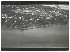 ZZ-2911/ Glatz Schlesien Foto Luftbild 18 x 7 cm ca.1938