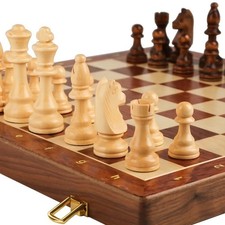 Schachspiel holz klappbar - schachspiel,