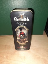 alte Blechdose GLENFIDDICH Whisky, Clan Montgomerie, 5cl, vintage