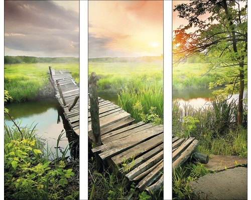 Glasbild lonely lake - glasbild,
