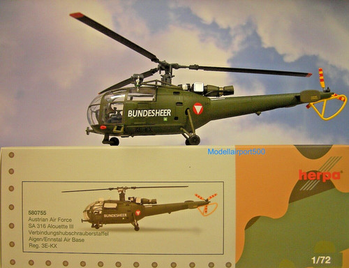 Herpa wings alouette iii - wings,
