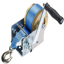 Handwinde Seilwinde Blau 10m