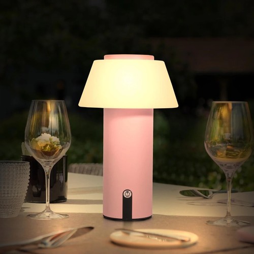 Pilzlampe kabellos rosa - pilzlampe, –
