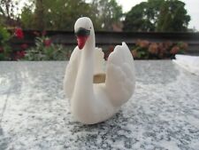 Goebel Schwan Biskuit Porzellan mit rotem Schnabel ZV 103/II W.-Germany 