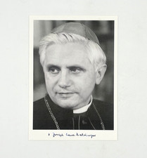Papst Pope Benedikt Kard