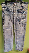 Hellblaue K+M Jeans Hose Kosmo Lupo - Herren - Größe 36