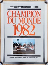 original Porsche Plakat Poster