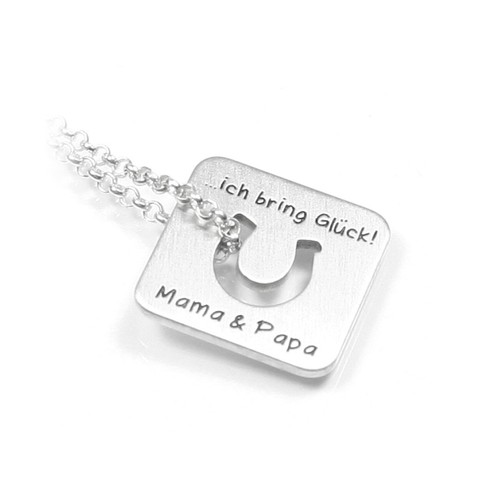 Anhänger hufeisen kette 925 - anhänger,