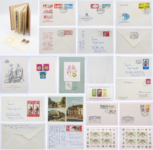 Briefmarken album belege - briefmarken,