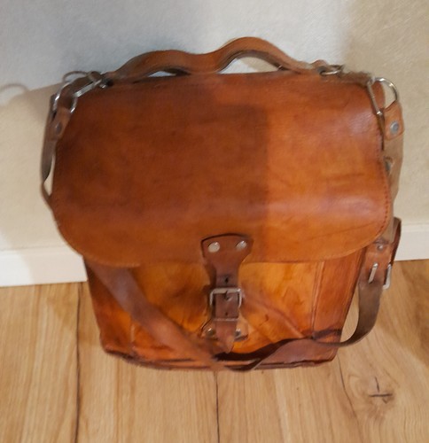 Glattledertasche/Schultasche/A