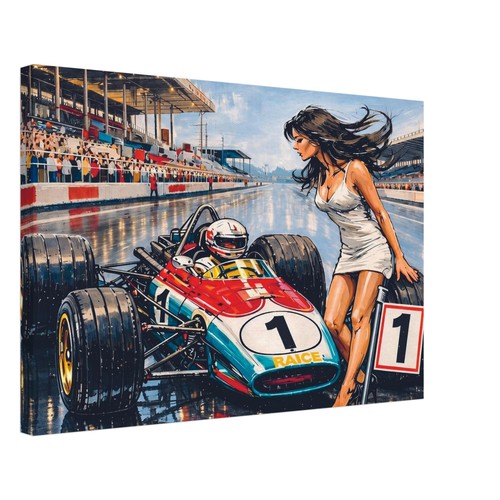 Formel retro illustration - retro,