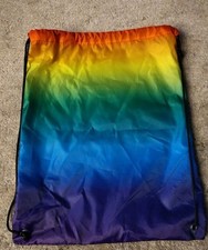 Turnbeutel, Sportbeutel, Rucksack In Regenbogenfarben. Wie Neu!