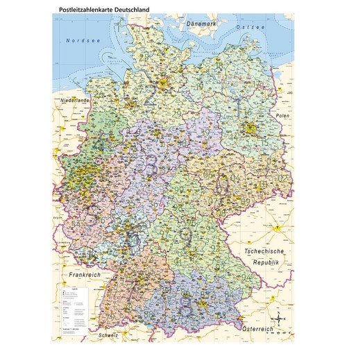 Geometro landkarte deutschland - landkarte,