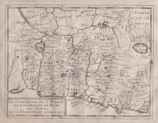 Lazio Latium Rome Roma Italia Italy map Karte carta Briet 1649 incisione