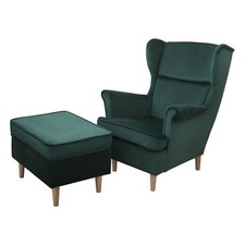 Ohrensessel mit Hocker Teramo