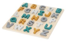 Holzpuzzle Buchstaben Holzspielzeug Alphabet lernen Steckspiel Kinder Geschenke