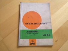 Hagedorn Ladewagen LW64 LW3 Ersatzteilliste